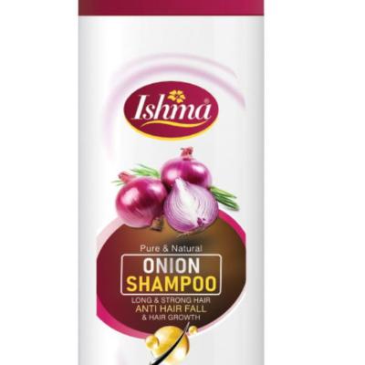 Ishma Onion Shampoo,Pure & Natural,Long &Strong Anti Hair Fall,Hair Growth For All Hair Types